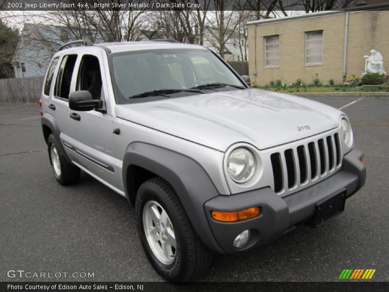 Bright Silver Metallic / Dark Slate Gray 2003 Jeep Liberty Sport 4x4