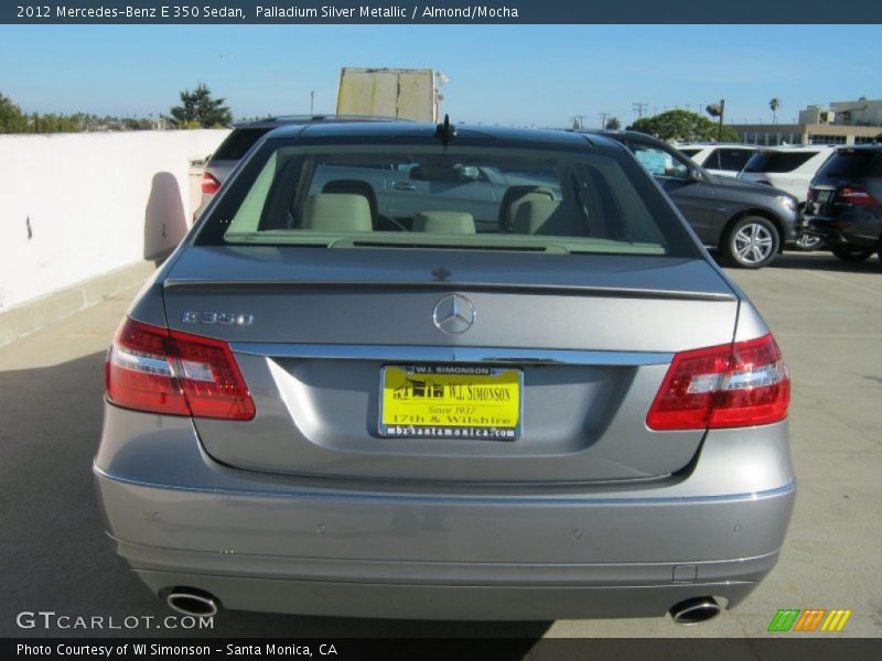 Palladium Silver Metallic / Almond/Mocha 2012 Mercedes-Benz E 350 Sedan