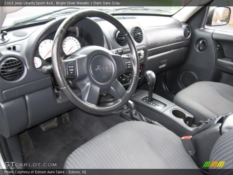 Bright Silver Metallic / Dark Slate Gray 2003 Jeep Liberty Sport 4x4