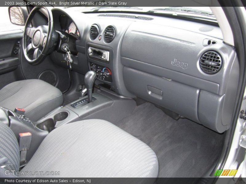 Bright Silver Metallic / Dark Slate Gray 2003 Jeep Liberty Sport 4x4