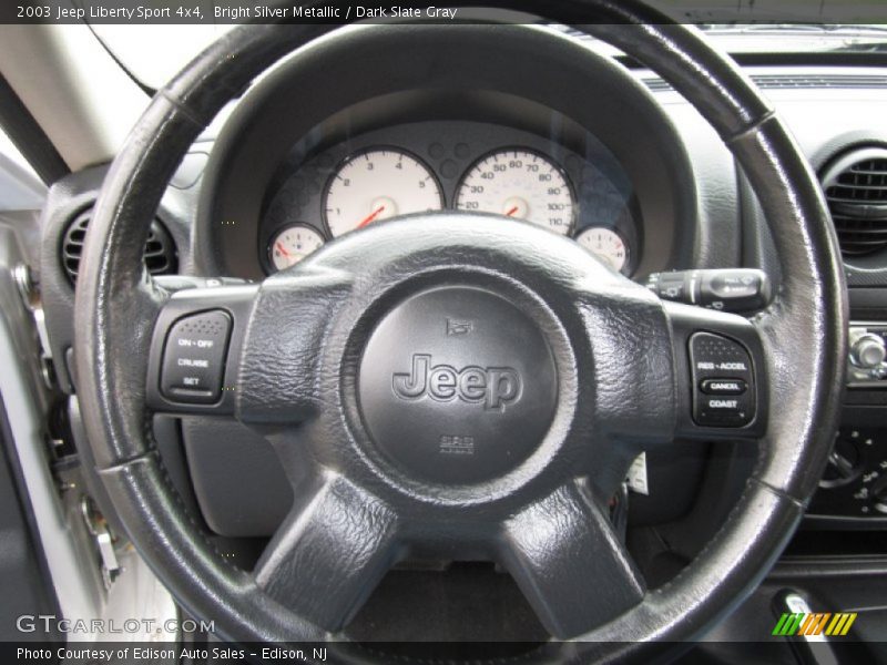 Bright Silver Metallic / Dark Slate Gray 2003 Jeep Liberty Sport 4x4