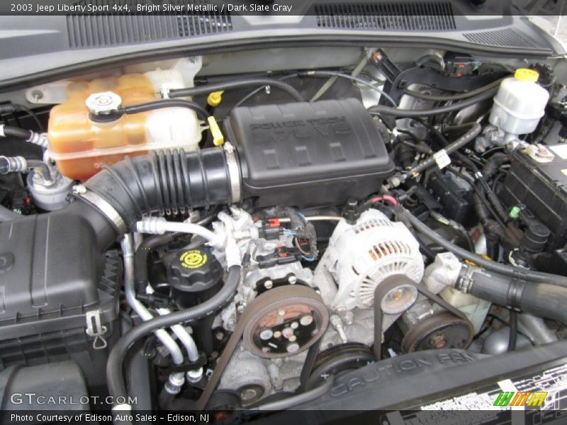Bright Silver Metallic / Dark Slate Gray 2003 Jeep Liberty Sport 4x4