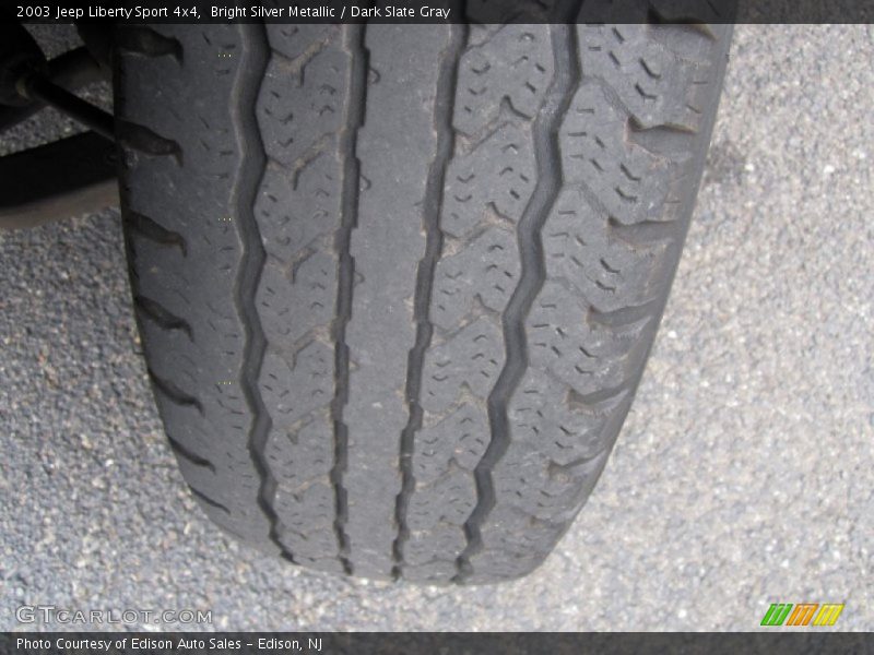 Bright Silver Metallic / Dark Slate Gray 2003 Jeep Liberty Sport 4x4
