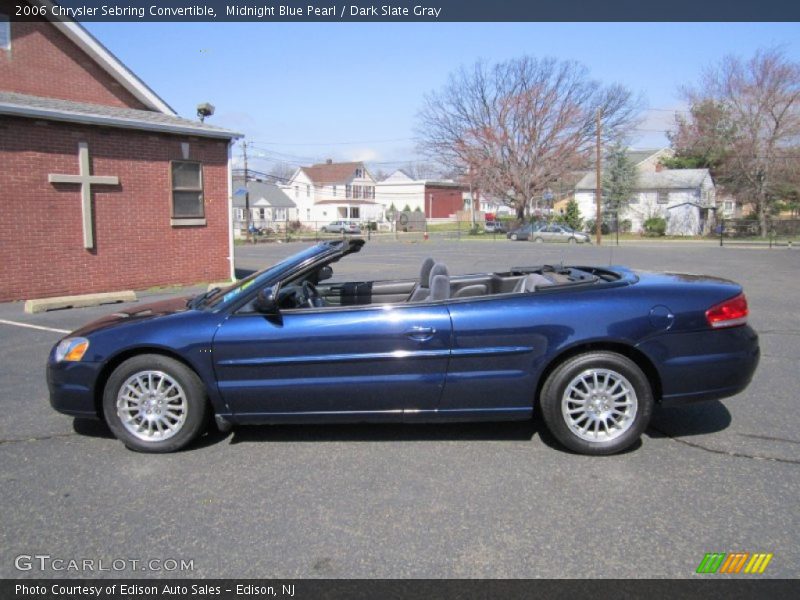 Midnight Blue Pearl / Dark Slate Gray 2006 Chrysler Sebring Convertible