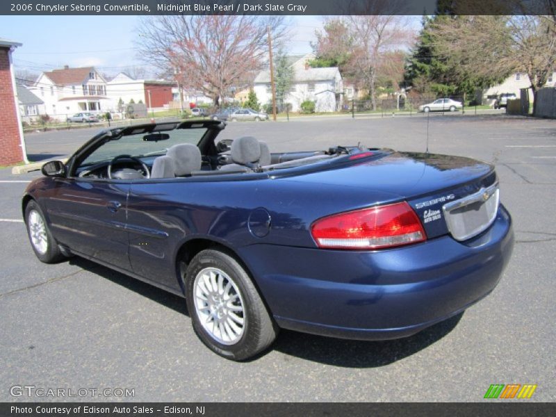 Midnight Blue Pearl / Dark Slate Gray 2006 Chrysler Sebring Convertible