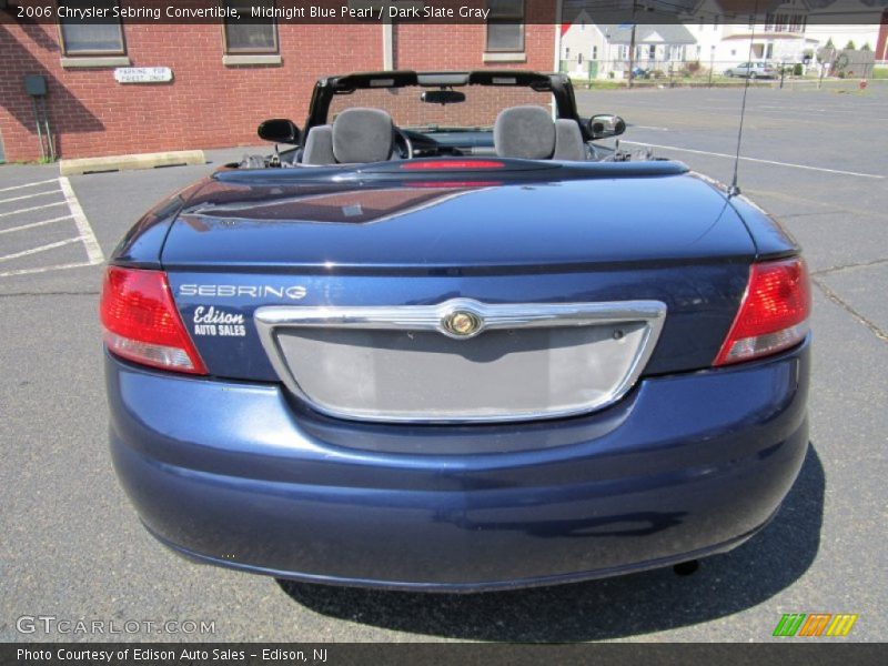 Midnight Blue Pearl / Dark Slate Gray 2006 Chrysler Sebring Convertible