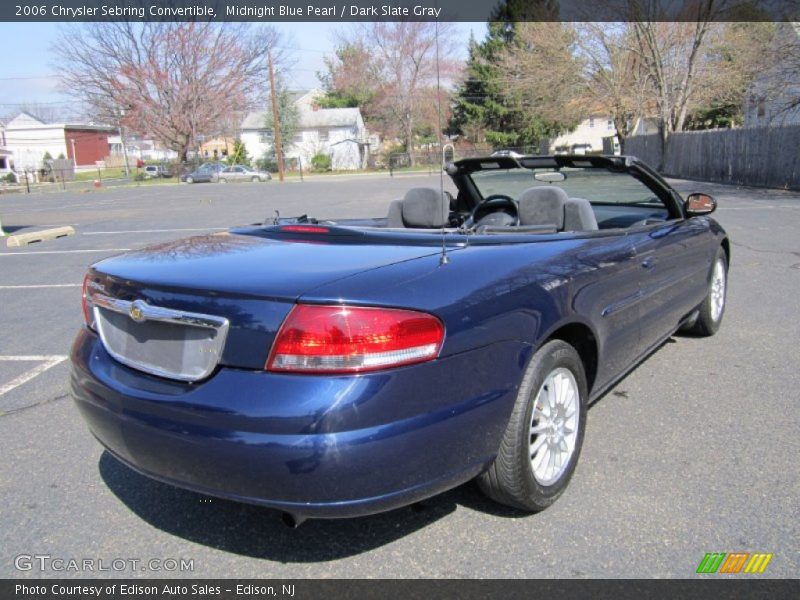 Midnight Blue Pearl / Dark Slate Gray 2006 Chrysler Sebring Convertible