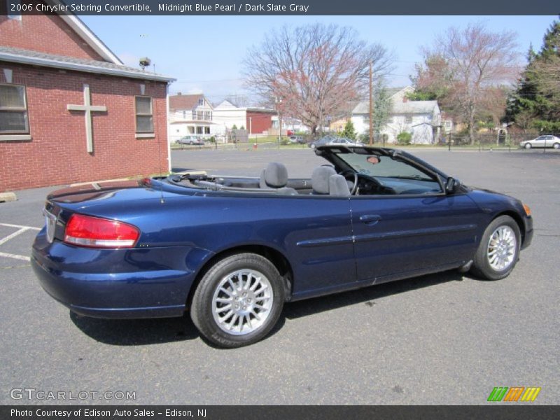 Midnight Blue Pearl / Dark Slate Gray 2006 Chrysler Sebring Convertible