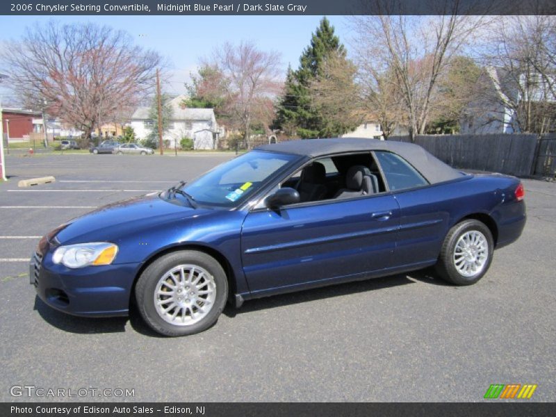 Midnight Blue Pearl / Dark Slate Gray 2006 Chrysler Sebring Convertible