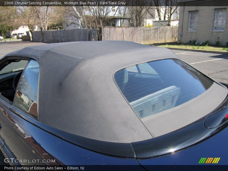 Midnight Blue Pearl / Dark Slate Gray 2006 Chrysler Sebring Convertible