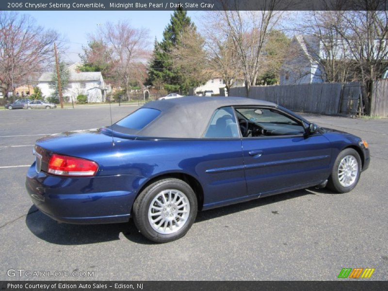 Midnight Blue Pearl / Dark Slate Gray 2006 Chrysler Sebring Convertible