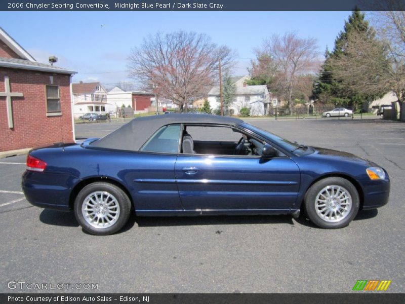 Midnight Blue Pearl / Dark Slate Gray 2006 Chrysler Sebring Convertible