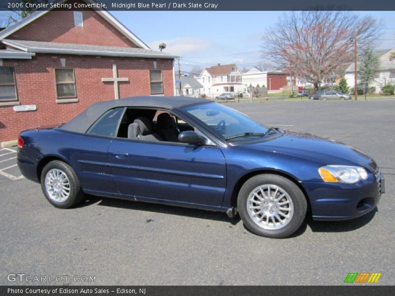 Midnight Blue Pearl / Dark Slate Gray 2006 Chrysler Sebring Convertible
