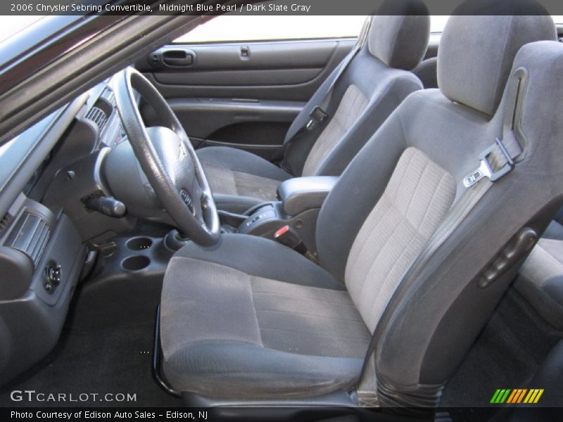  2006 Sebring Convertible Dark Slate Gray Interior