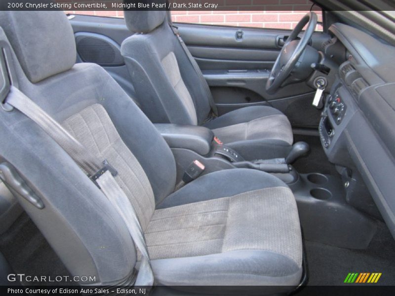  2006 Sebring Convertible Dark Slate Gray Interior