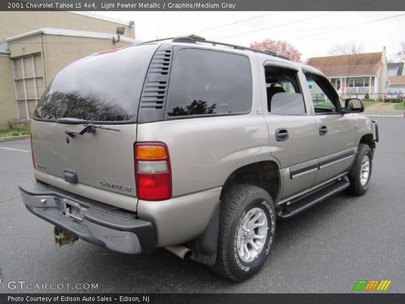 Light Pewter Metallic / Graphite/Medium Gray 2001 Chevrolet Tahoe LS 4x4