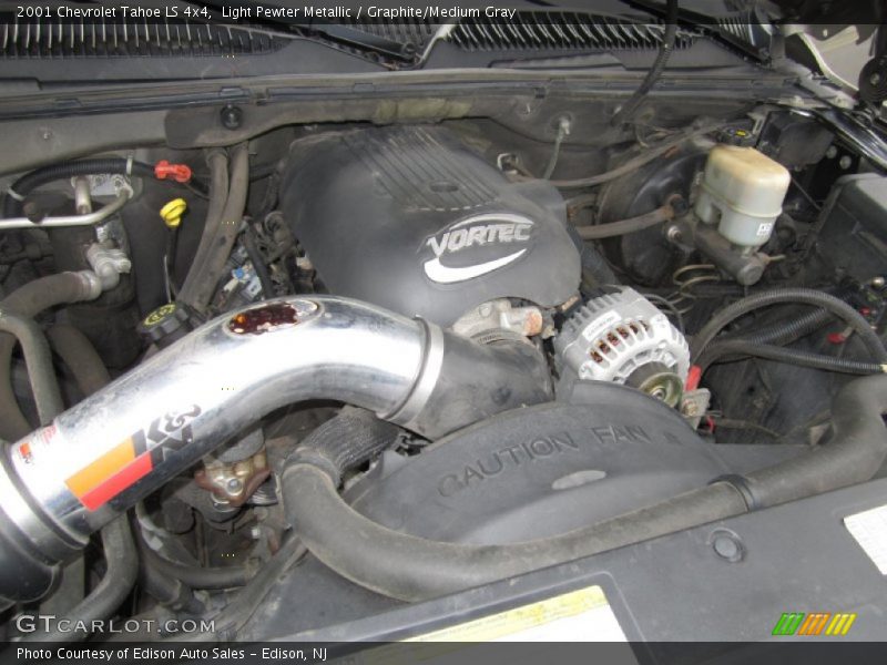 Light Pewter Metallic / Graphite/Medium Gray 2001 Chevrolet Tahoe LS 4x4