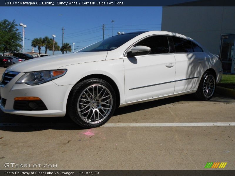 Candy White / Cornsilk Beige Two Tone 2010 Volkswagen CC Luxury