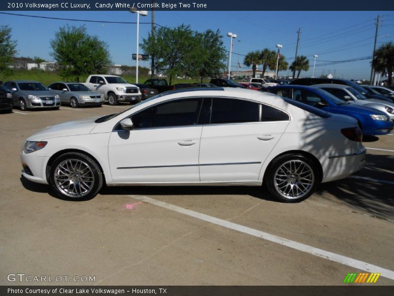 Candy White / Cornsilk Beige Two Tone 2010 Volkswagen CC Luxury