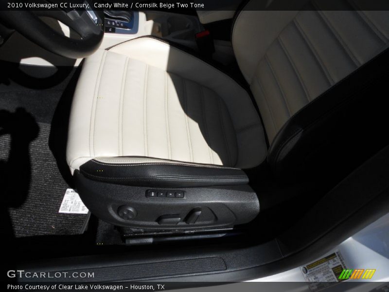 Candy White / Cornsilk Beige Two Tone 2010 Volkswagen CC Luxury