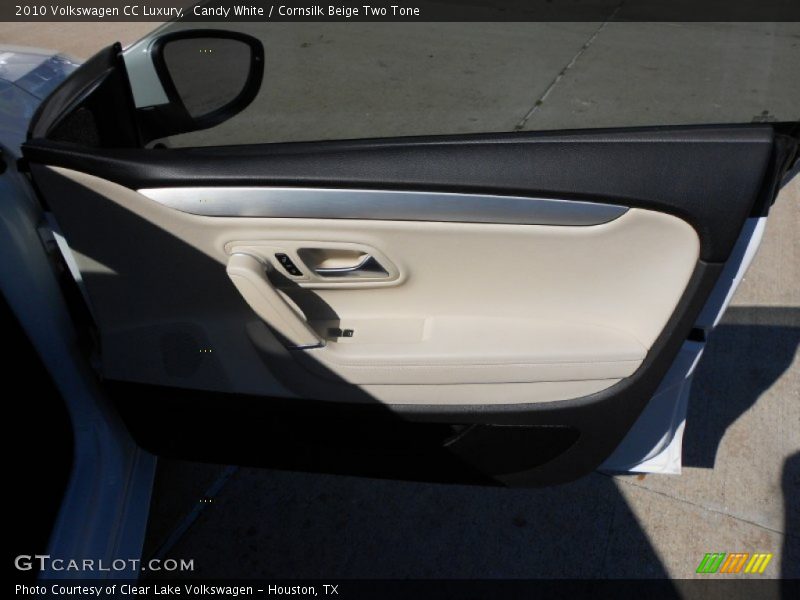 Candy White / Cornsilk Beige Two Tone 2010 Volkswagen CC Luxury