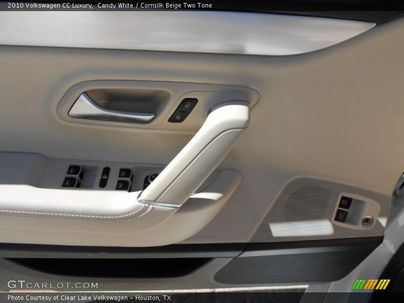 Candy White / Cornsilk Beige Two Tone 2010 Volkswagen CC Luxury