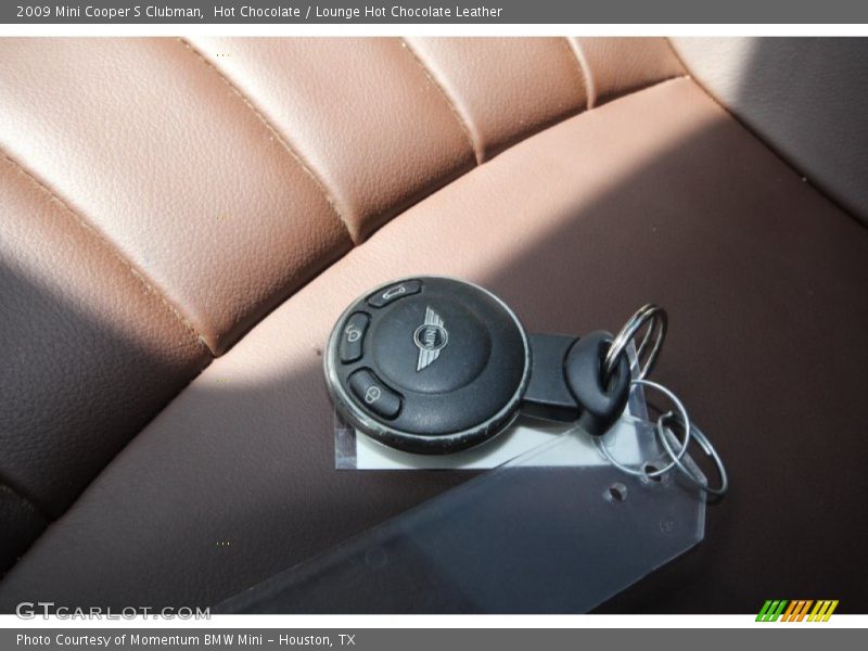 Keys of 2009 Cooper S Clubman