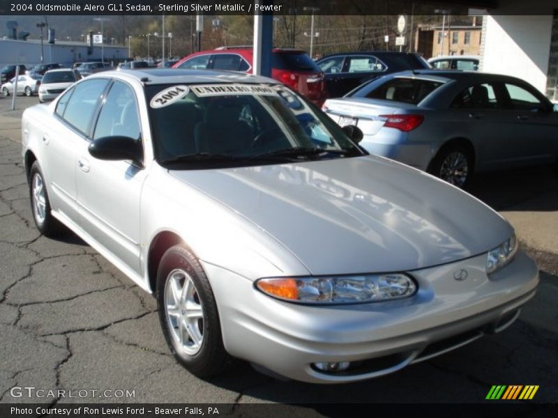 Sterling Silver Metallic / Pewter 2004 Oldsmobile Alero GL1 Sedan