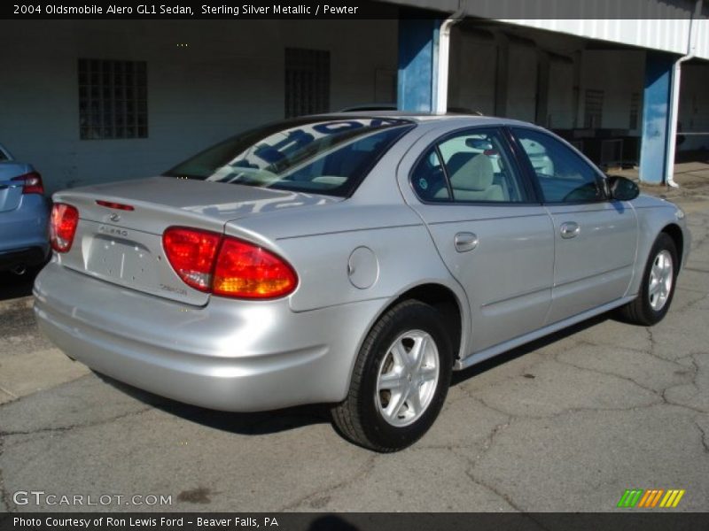 Sterling Silver Metallic / Pewter 2004 Oldsmobile Alero GL1 Sedan
