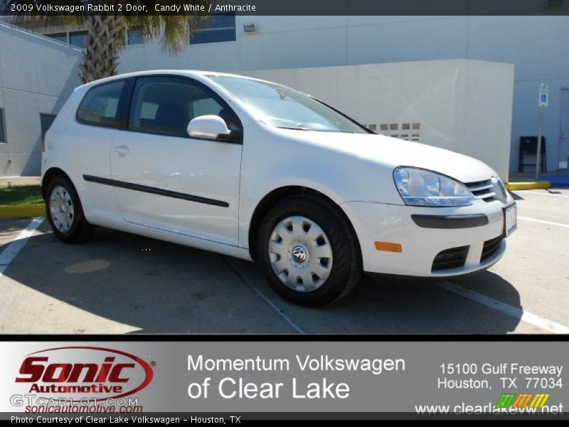 Candy White / Anthracite 2009 Volkswagen Rabbit 2 Door