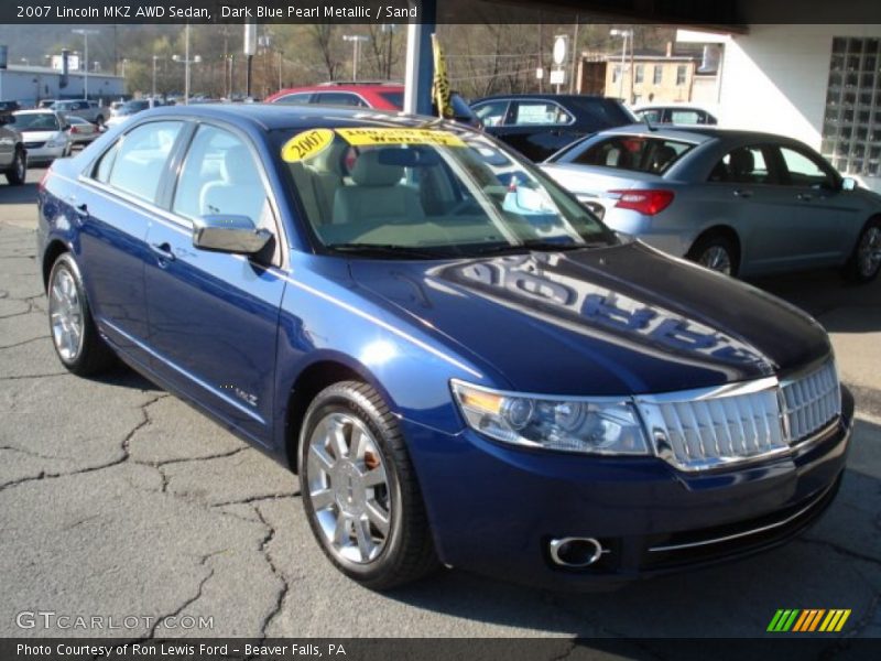 Front 3/4 View of 2007 MKZ AWD Sedan