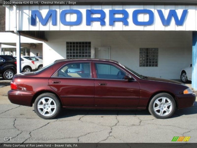 Chestnut Metallic / Beige 2002 Mazda 626 ES V6