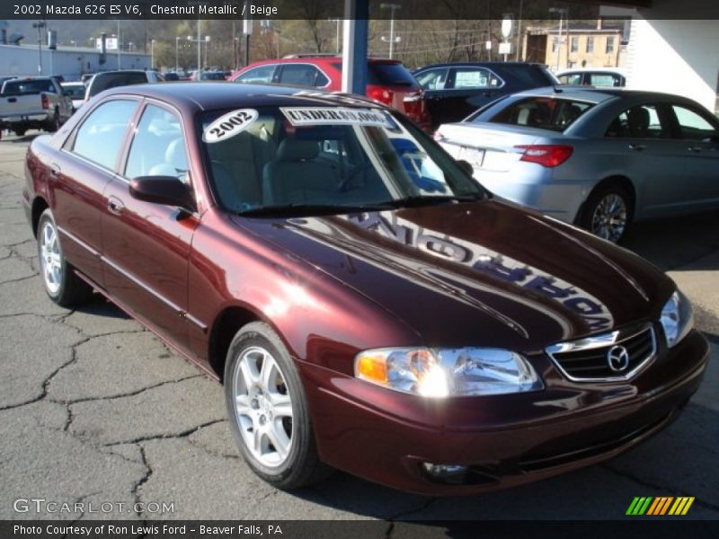 Chestnut Metallic / Beige 2002 Mazda 626 ES V6