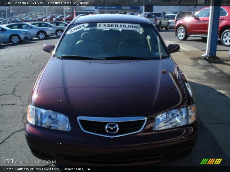 Chestnut Metallic / Beige 2002 Mazda 626 ES V6
