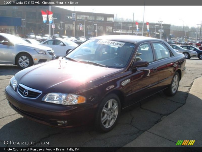 Chestnut Metallic / Beige 2002 Mazda 626 ES V6