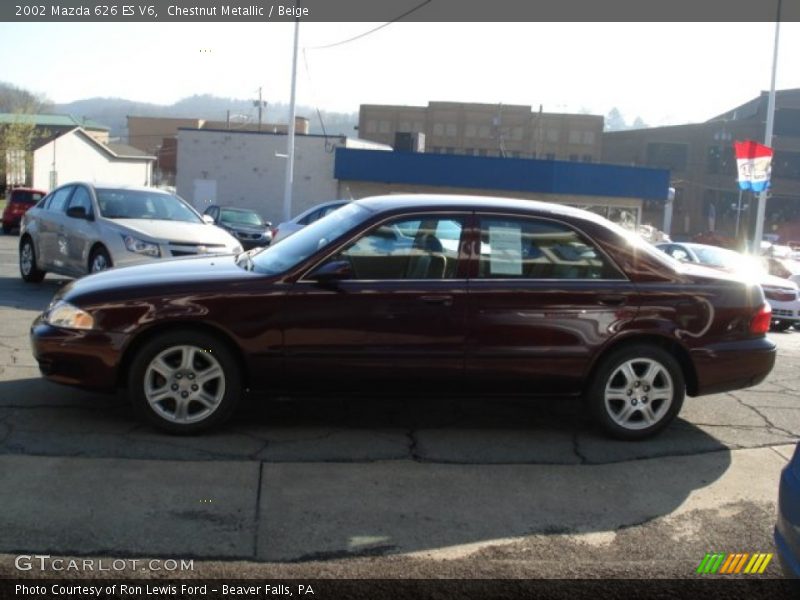Chestnut Metallic / Beige 2002 Mazda 626 ES V6