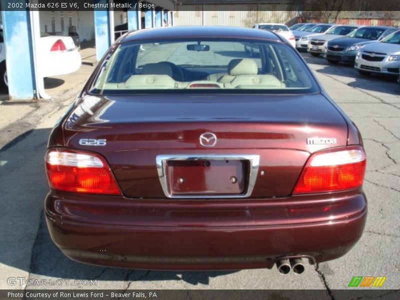 Chestnut Metallic / Beige 2002 Mazda 626 ES V6