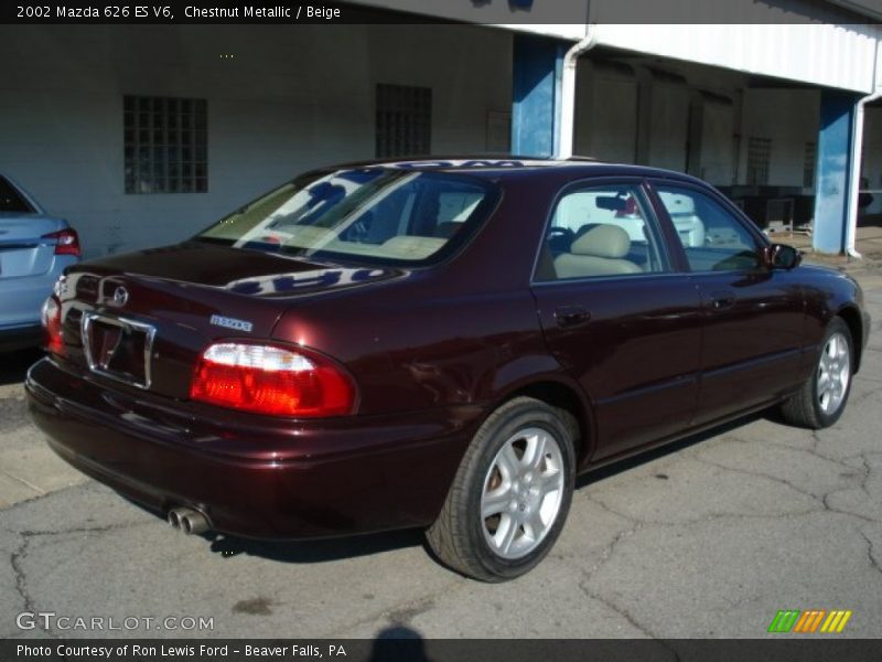 Chestnut Metallic / Beige 2002 Mazda 626 ES V6