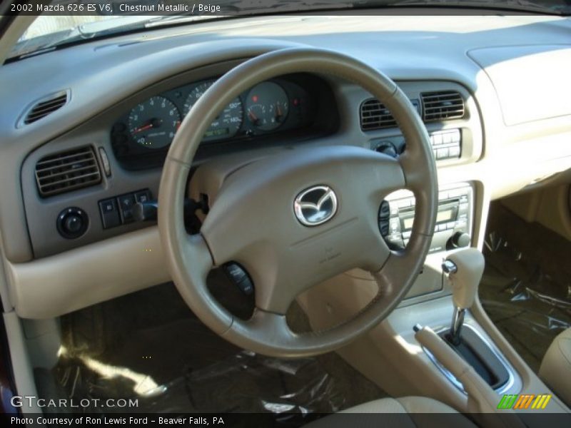 Chestnut Metallic / Beige 2002 Mazda 626 ES V6