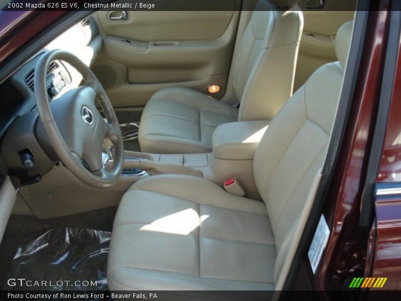 Chestnut Metallic / Beige 2002 Mazda 626 ES V6