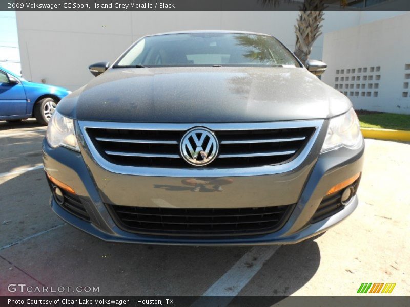 Island Grey Metallic / Black 2009 Volkswagen CC Sport
