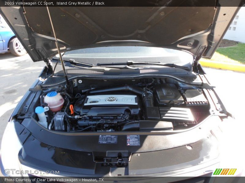Island Grey Metallic / Black 2009 Volkswagen CC Sport