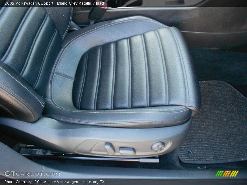 Island Grey Metallic / Black 2009 Volkswagen CC Sport