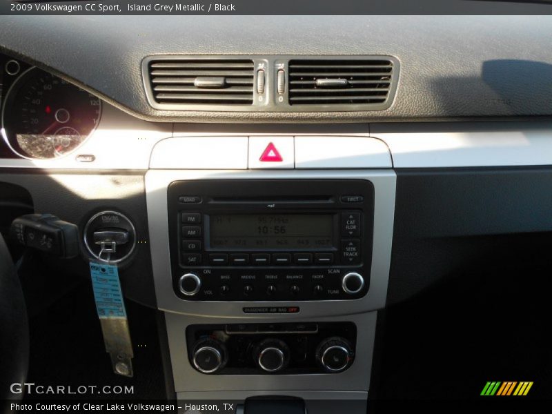 Island Grey Metallic / Black 2009 Volkswagen CC Sport