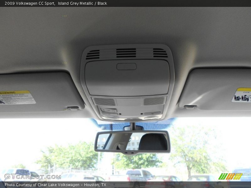 Island Grey Metallic / Black 2009 Volkswagen CC Sport