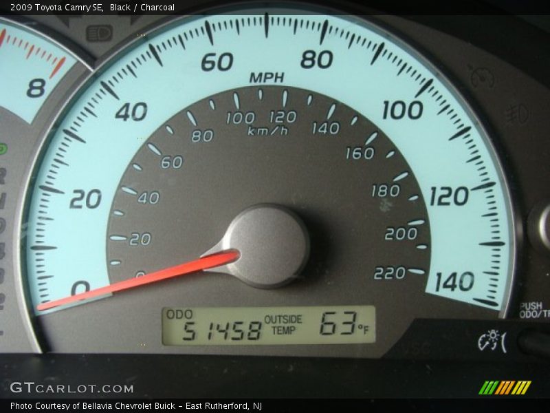 Black / Charcoal 2009 Toyota Camry SE