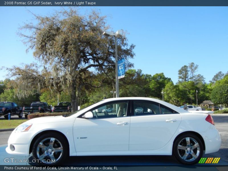  2008 G6 GXP Sedan Ivory White