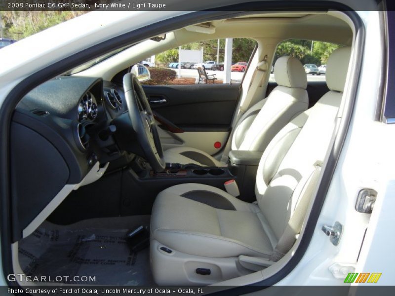  2008 G6 GXP Sedan Light Taupe Interior