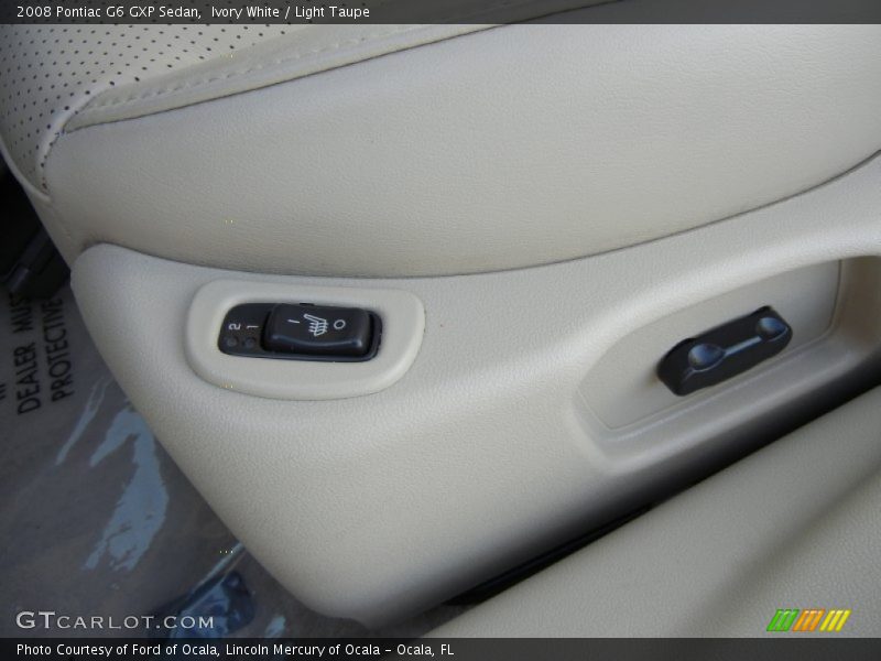Ivory White / Light Taupe 2008 Pontiac G6 GXP Sedan