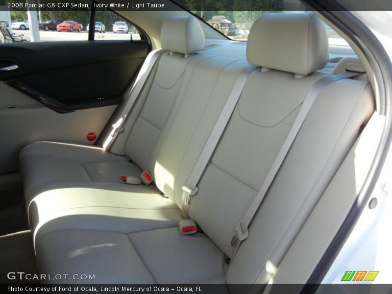 Ivory White / Light Taupe 2008 Pontiac G6 GXP Sedan